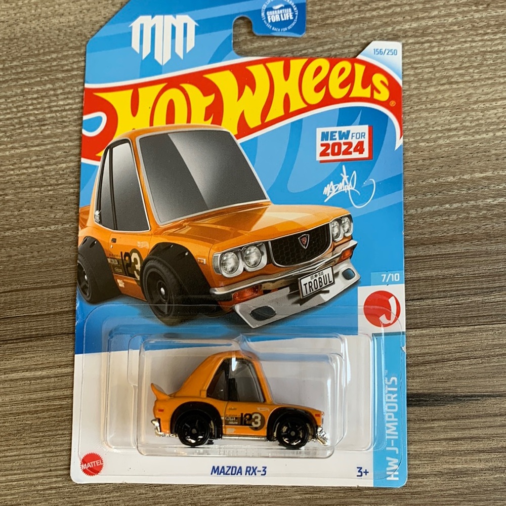 Hot Wheels Tooned Mazda RX-3 HW J Imports New 2024 Hotwheels Mainline